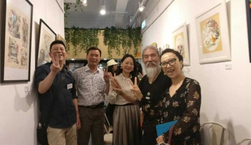 響應《世界難民日》韓丹松先生作品联展