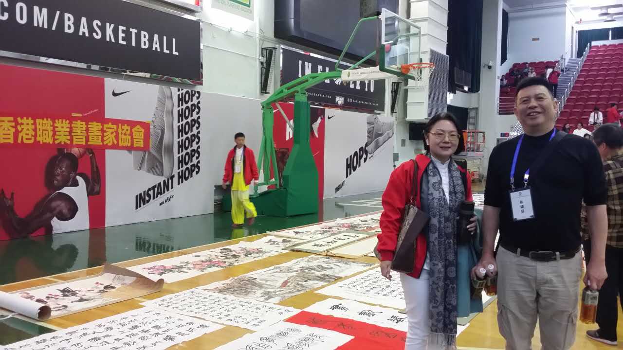 協會舉辦筆會，小型拍賣會丶寫生活動丶頒證典禮，品茶論道